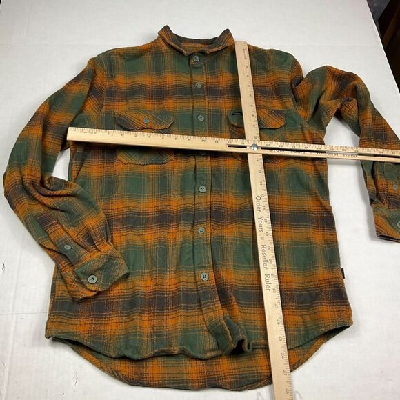 Rip Curl Mens Flannel Button Up Shirt Plaid Checkered Long Sleeve Cozy Top SMALL - Picture 5 of 10